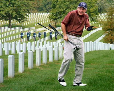 Bush-playing-golf-on-graves.jpg