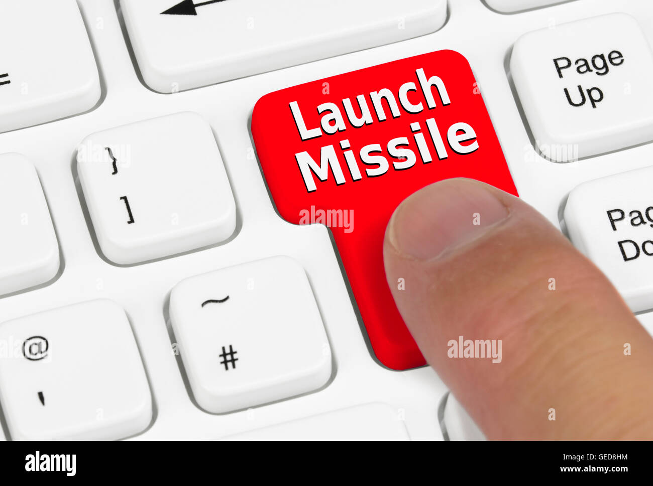 launch-missile-button-being-pressed-GED8HM.jpg