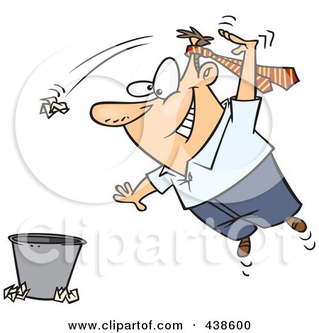438600-Cartoon-Man-Wearing-A-Tie-On-His-Head-And-Tossing-Trash.jpg