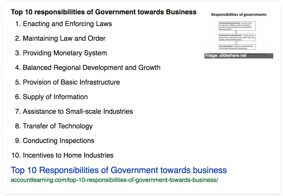 10 responsibilities of Government towards Business.webp