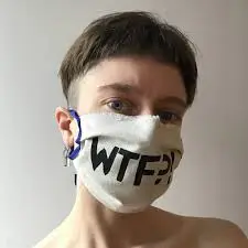 WTF?! FACE MASK single layer sample – OFFICIAL REBRAND