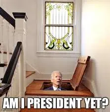 Joe Biden emerges from his basement... - Imgflip