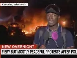 CNN Mocked For Reporting Fiery But Mostly Peaceful Protests With Burning  Riot In Background | Video | RealClearPolitics