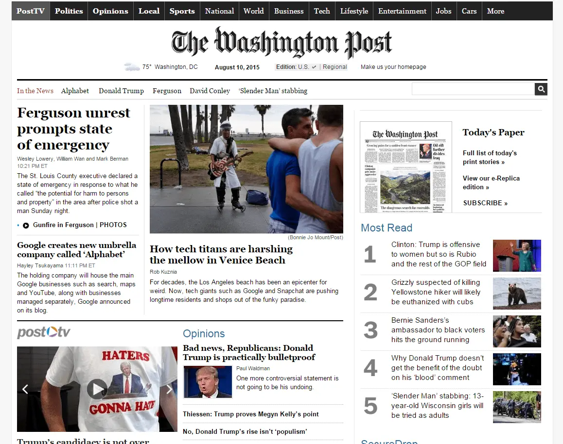 2015-08-010 WAPO frontpage.webp