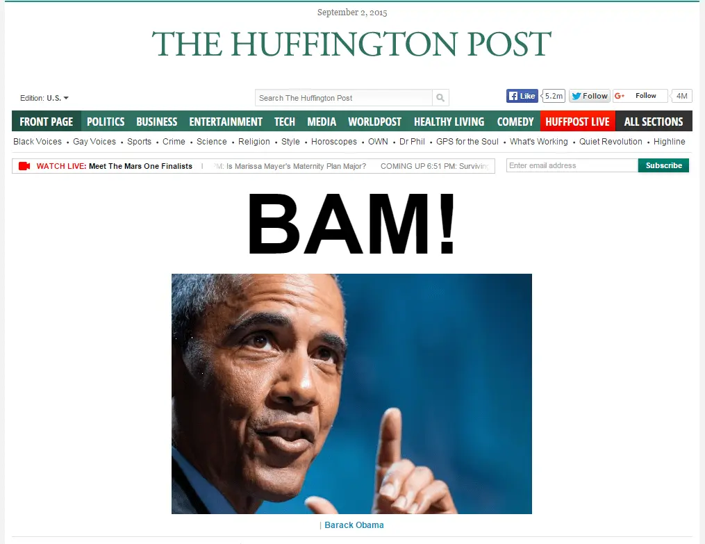 2015-09-002 Obama Iran deal clinched - HuffPo.webp