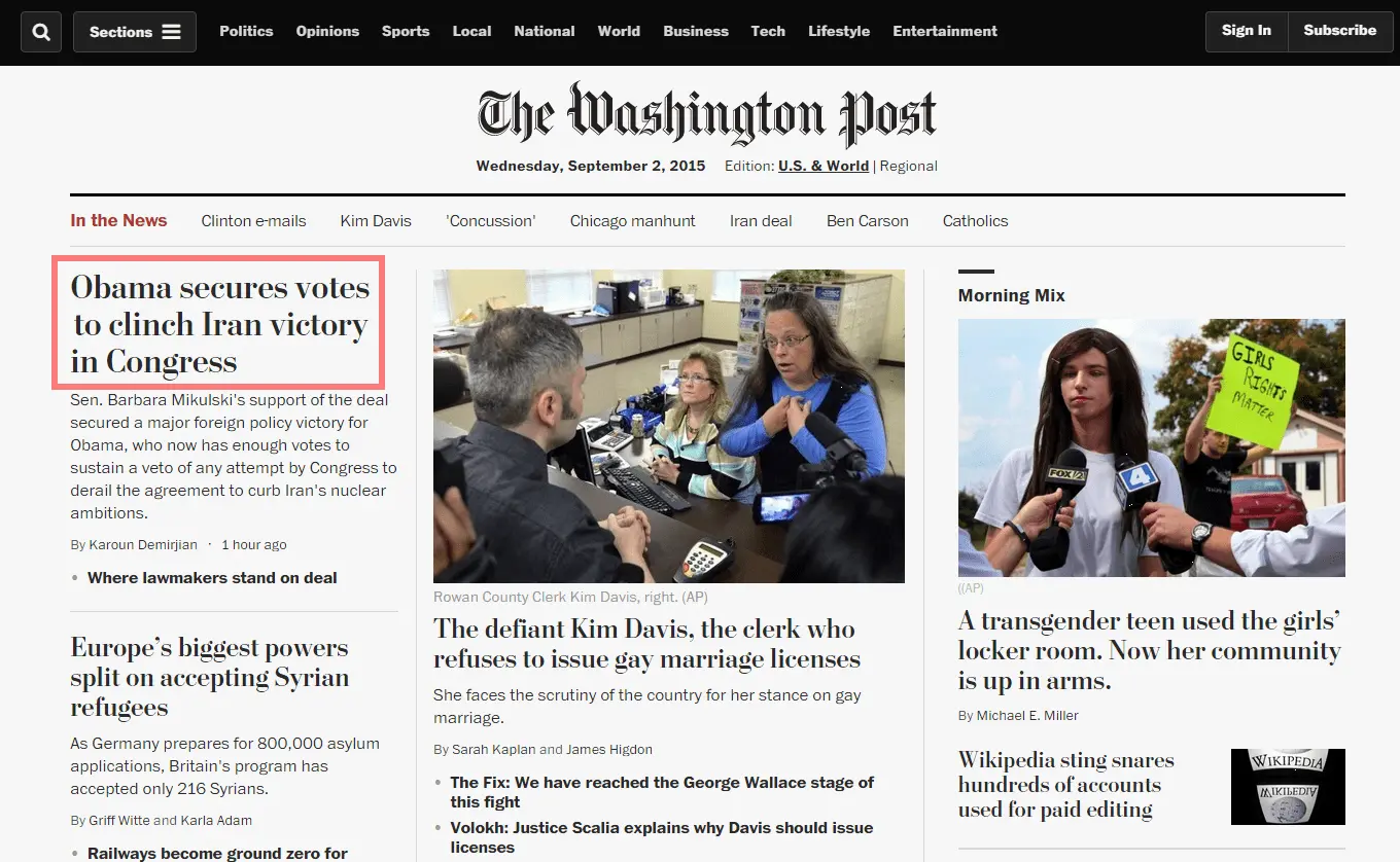 2015-09-002 Obama Iran deal clinched - WAPO.webp