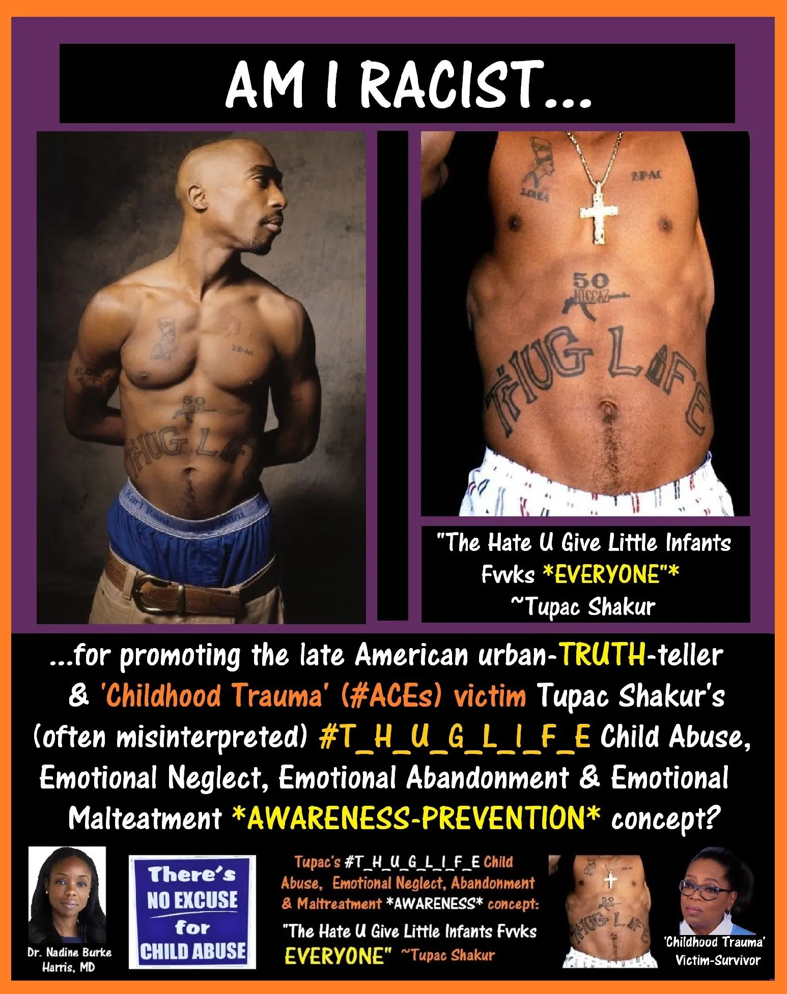 Am_I_Racist, Tupac Shakur THUGLIFE RACISM.webp