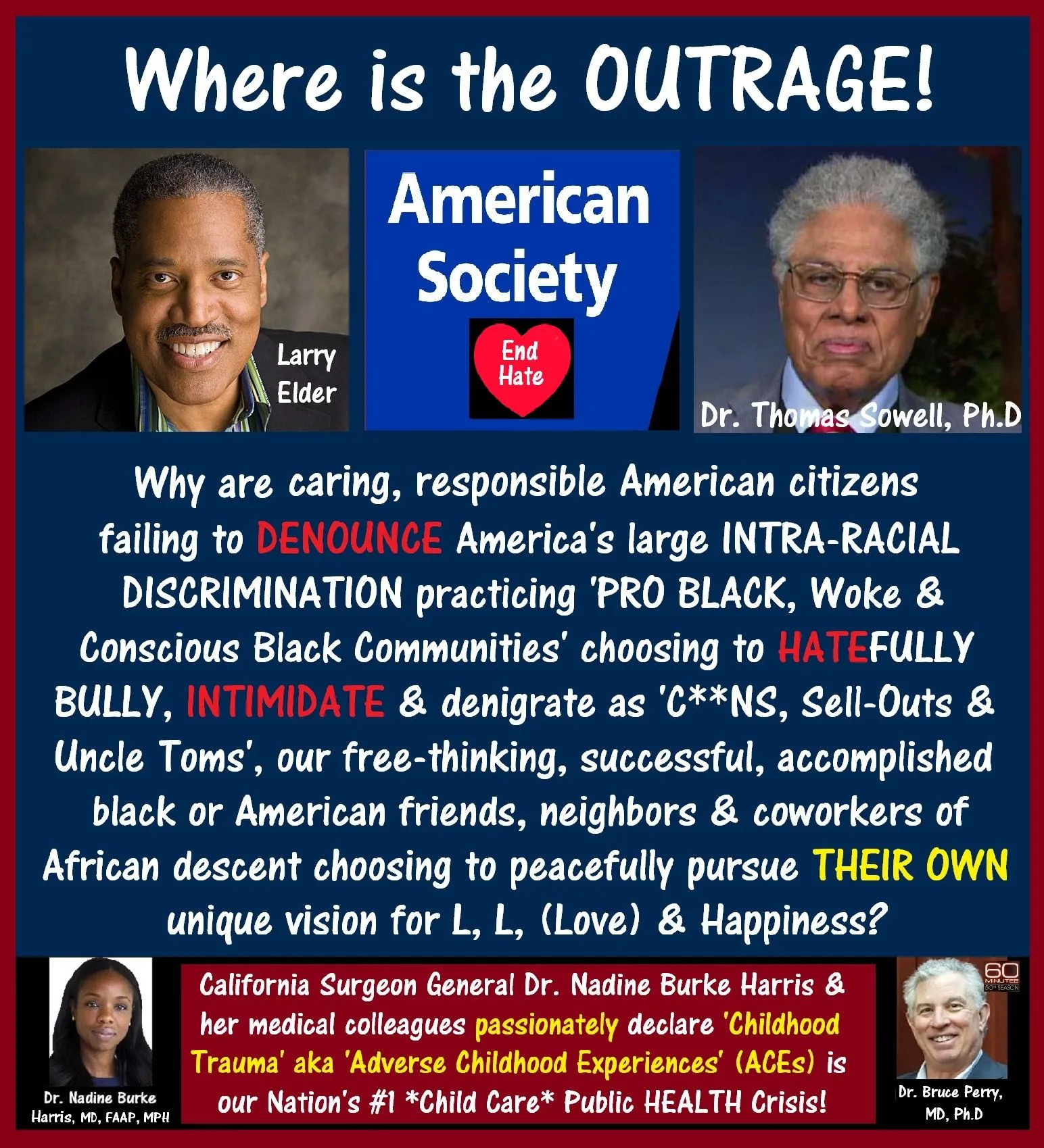 American OUTRAGE, Larry Elder,Thomas Sowell.webp