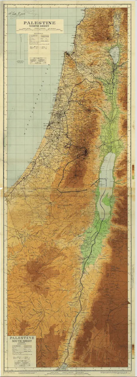 Armisitice Map 1949 Israeli Jordanian.webp