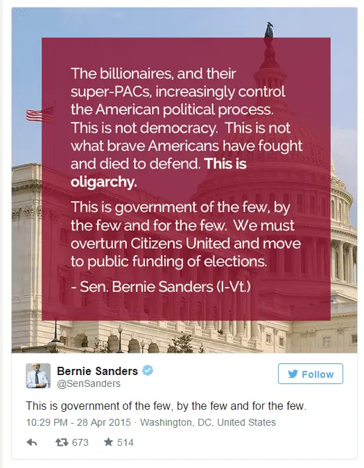 Bernie Sanders entering the race.webp