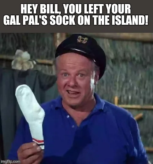 Bill Clinton Gilligan Island Sock.webp