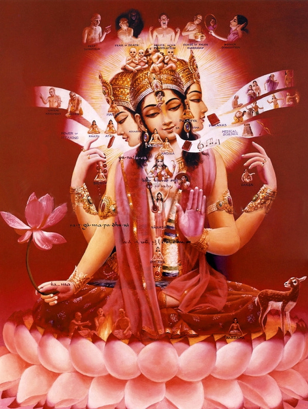 Brahma Creates The Universe.webp