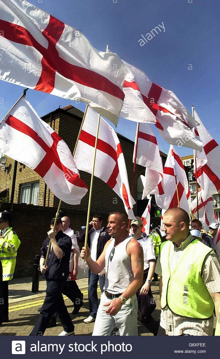 british-national-front-march-bermondsey-G6XFEE.webp