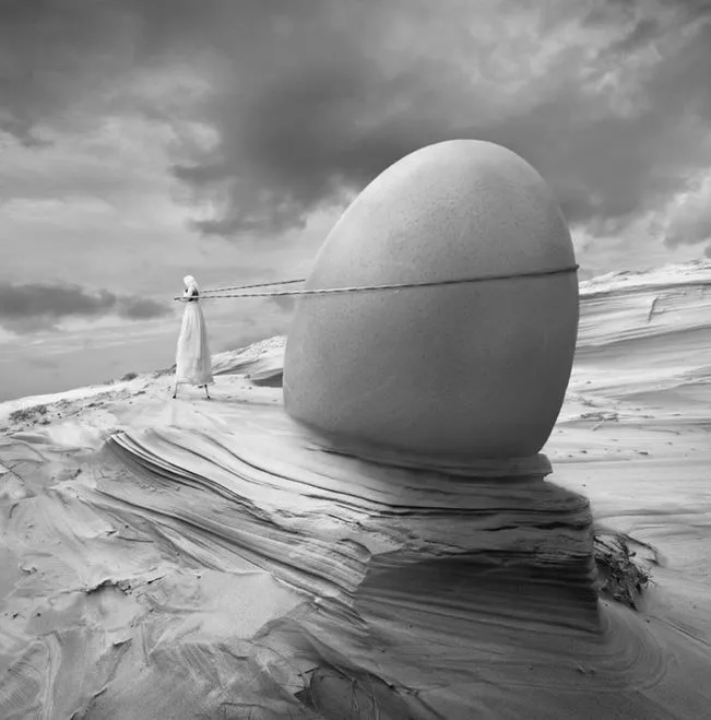 BW surreal woman egg.webp