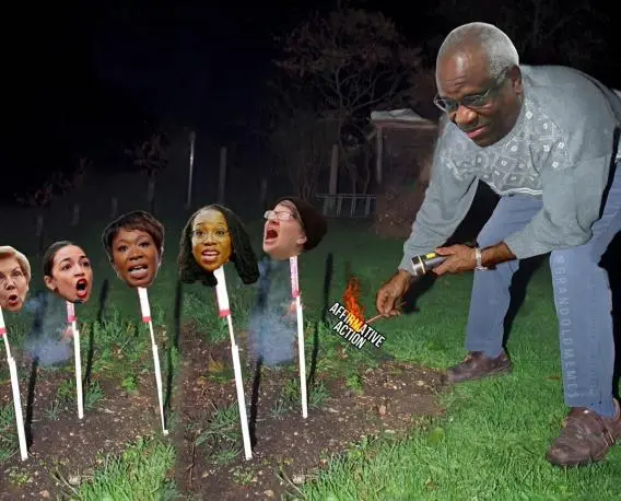 clarence thomas having fun.webp