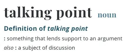 Definition TALKING POINT.webp