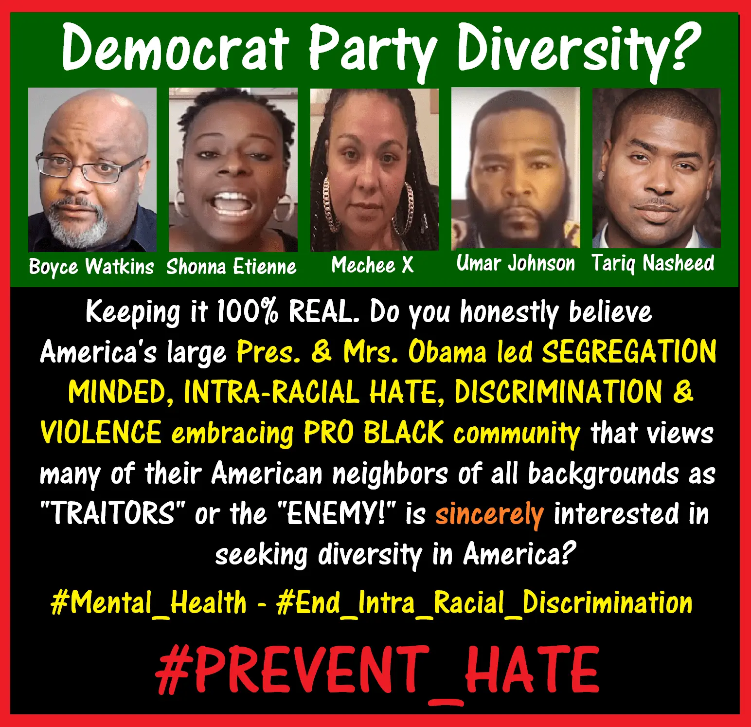 Democrat Party DIVERSITY PRO BLACK HATE.webp