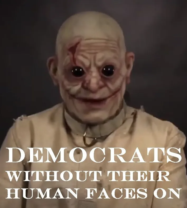 Dems with human faces on.webp