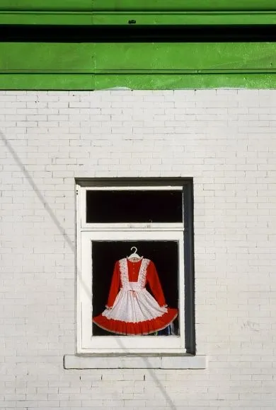 Dress in Window, 1986, Fred Herzog..webp