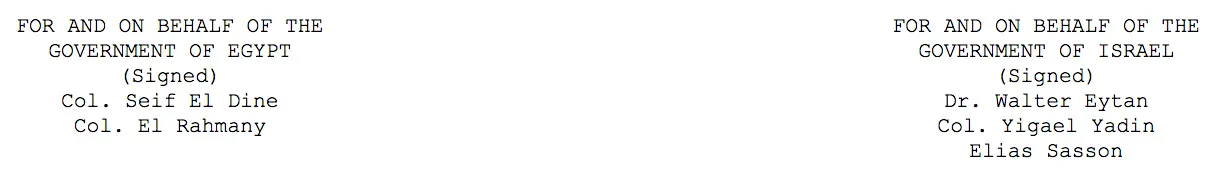 EGYPTIAN -ISRAELI Armisitce Signatures.webp