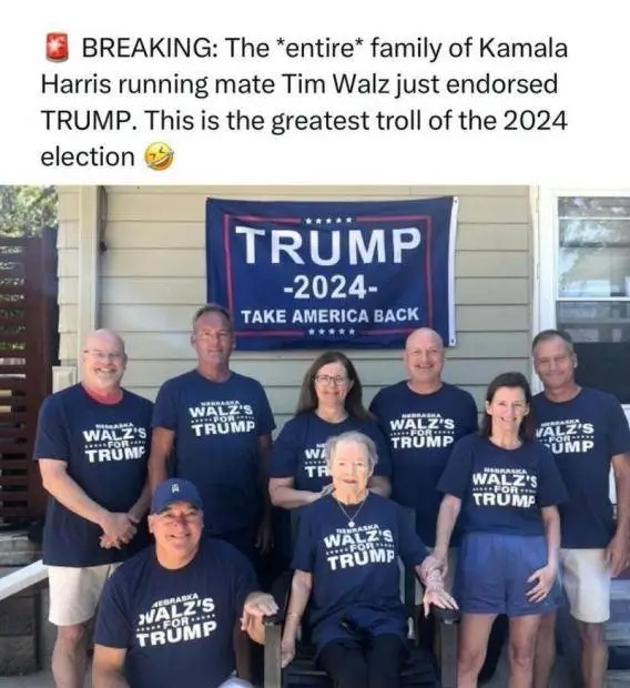 entire walz family endorses trump.webp