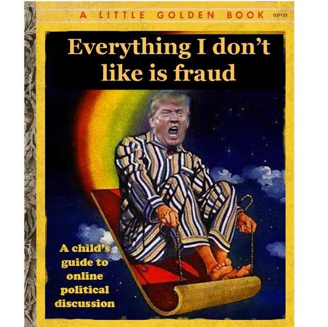 Everything I don't like is a fraud.webp