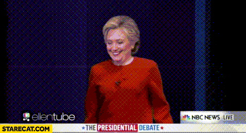 funny-dance-donald-trump-hillary-clinton-presidential-debate-opening-greeting-ellen-nbc-gif-an...gif