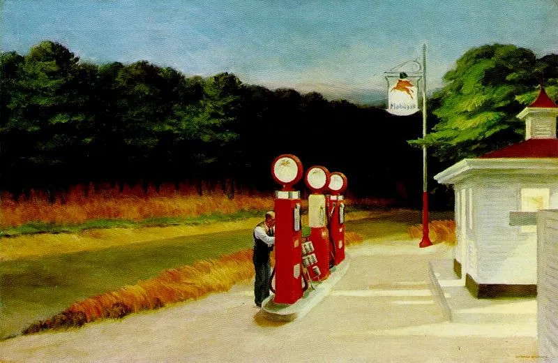 Gas (1940 - Edward Hopper).webp
