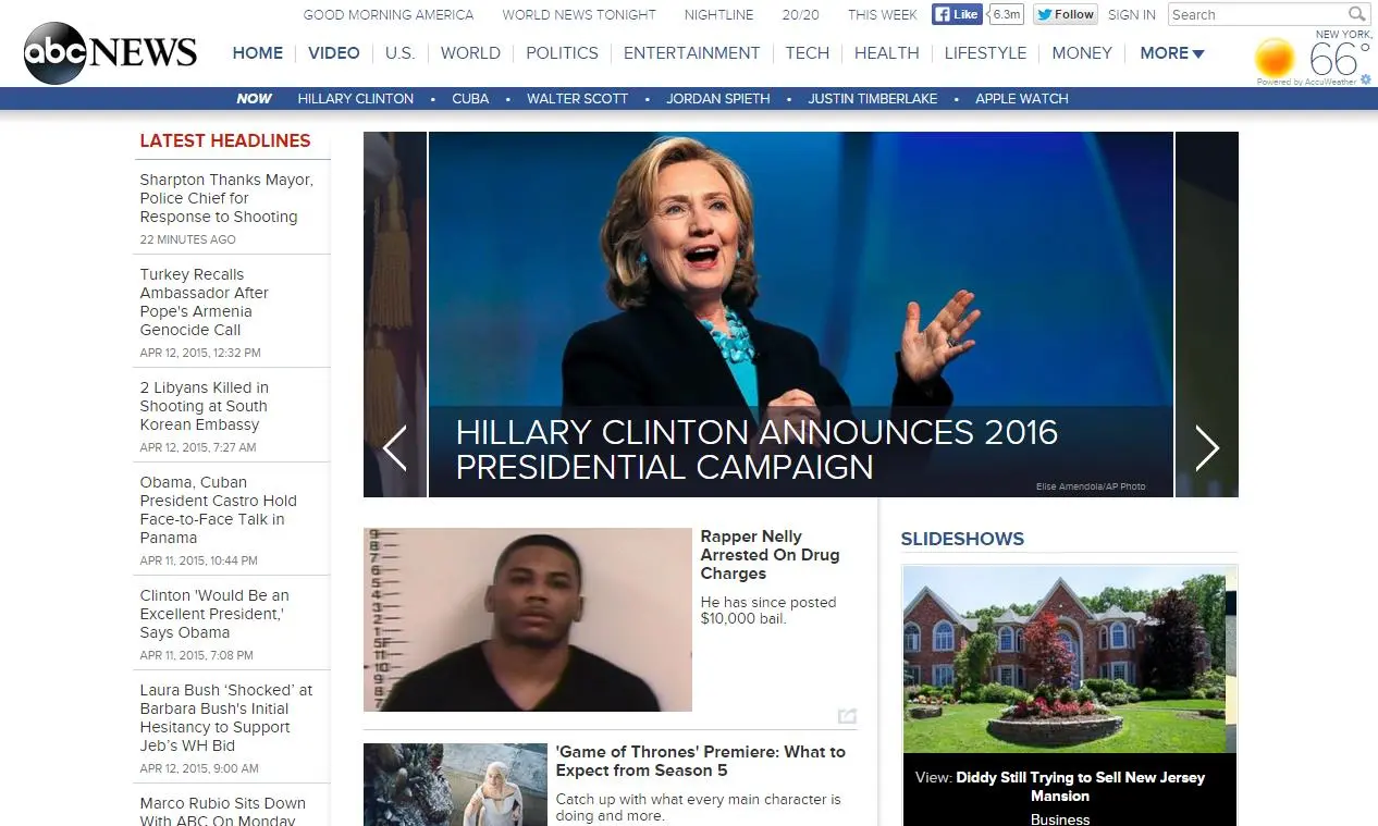Hillary Clinton announcement ABC.webp
