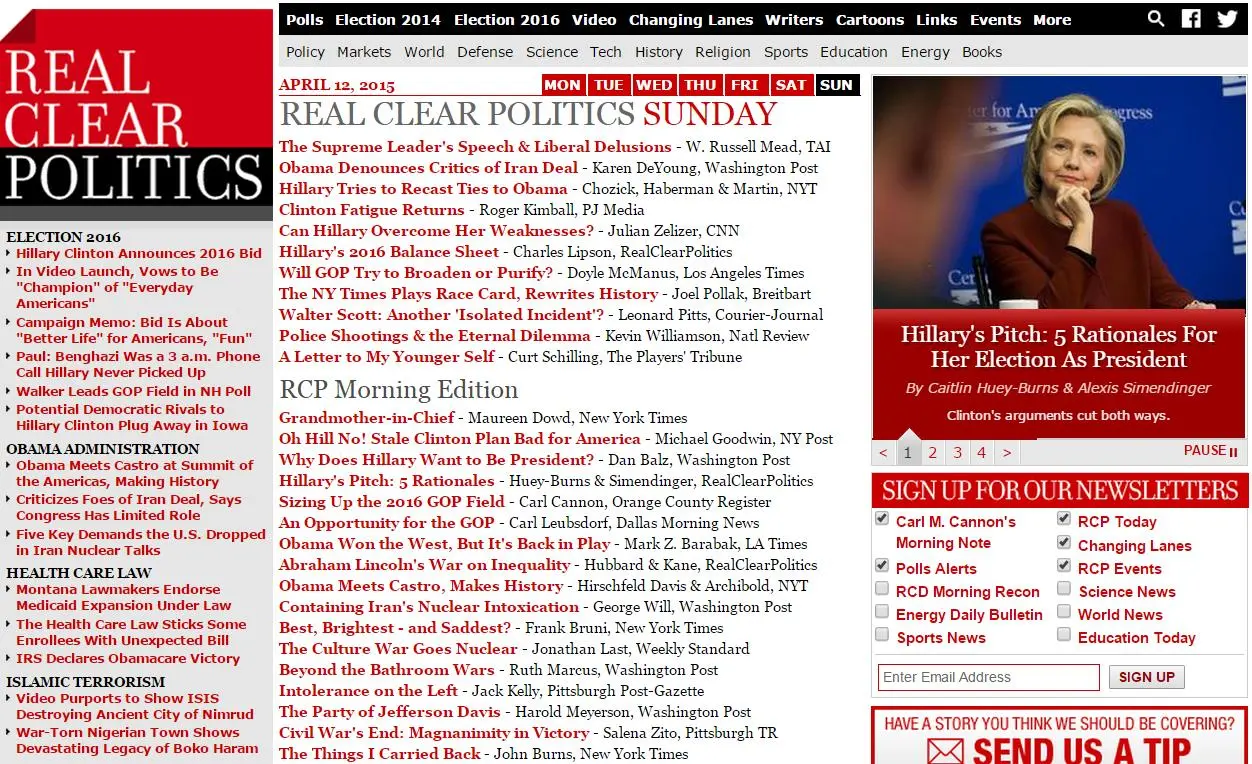 Hillary Clinton announcement RCP.webp