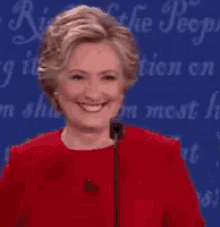 hillary giggle.gif