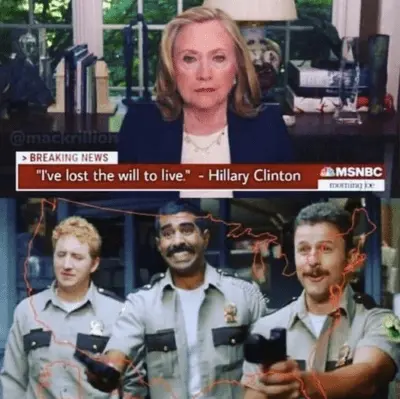 hillury lost the will.webp