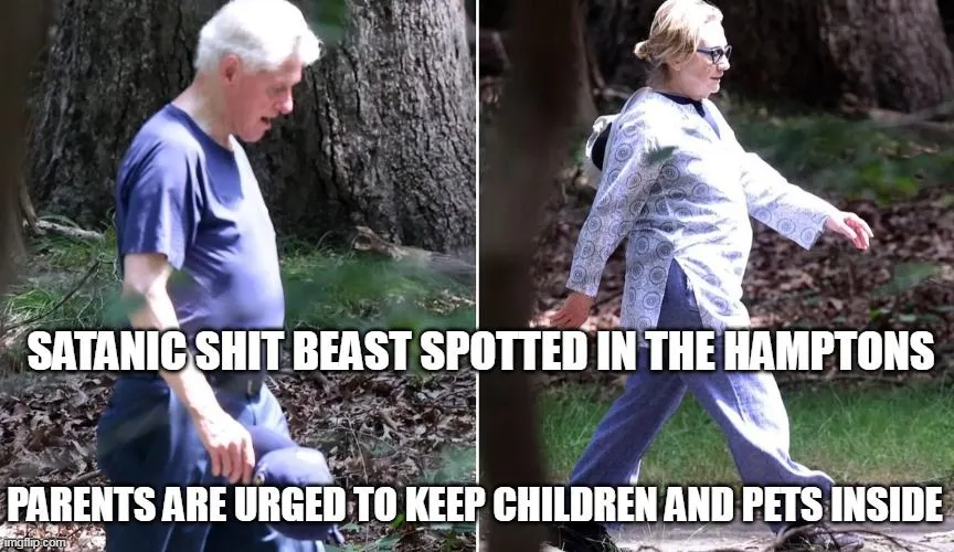 hillury shit beast on the move.webp