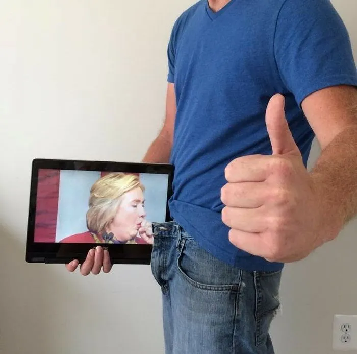 hillury sucking a fat one.webp