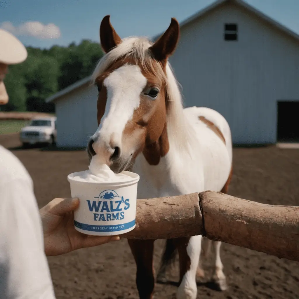 Horse Eating Icecream.webp