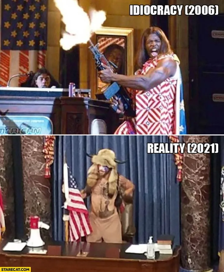 idiocracy-movie-2006-vs-reality-2021-trump-supporters-capitol.webp