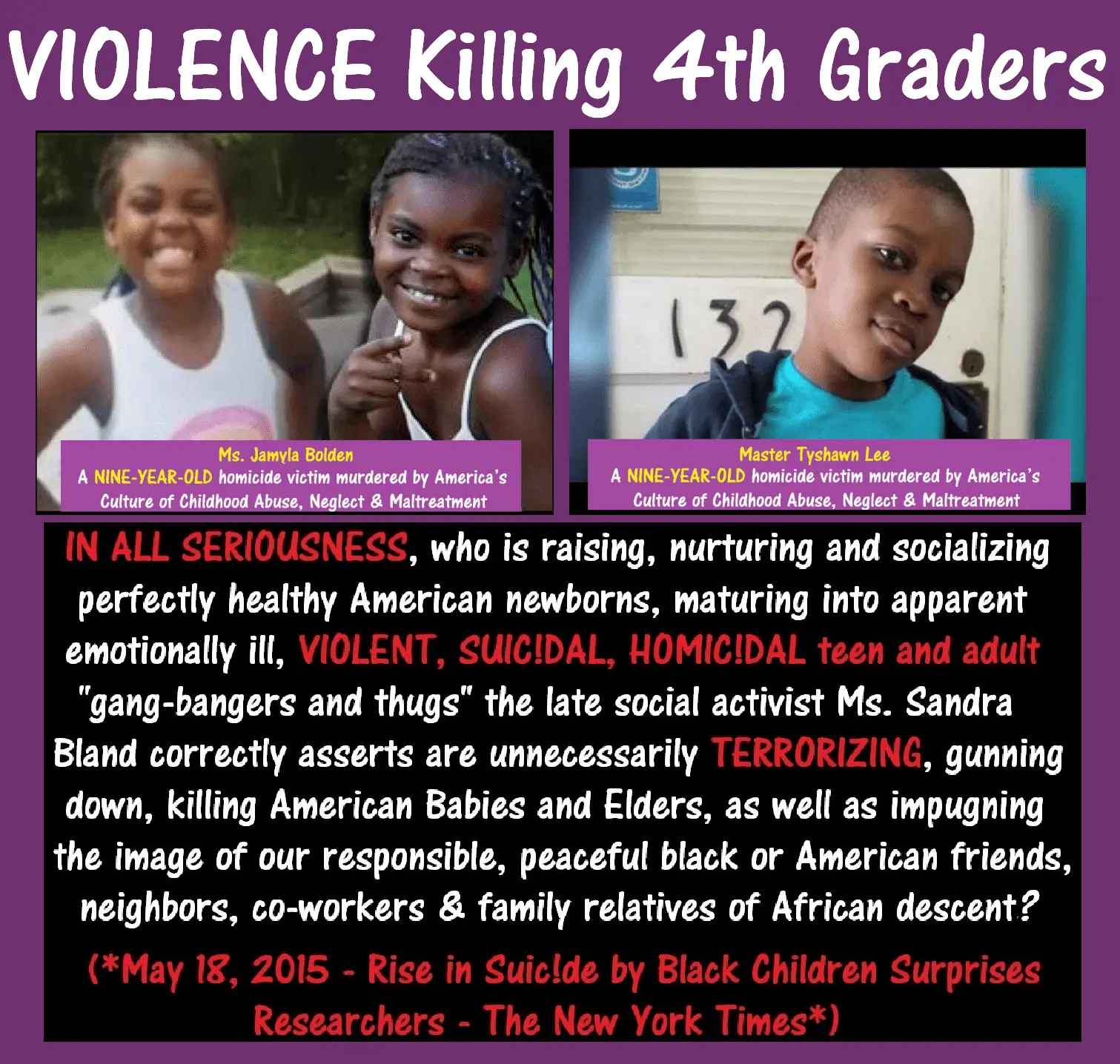 Jamyla Bolden, Tyshawn lee Gun Violence.webp
