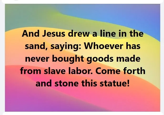 Jesus Saves Stone Statues.webp
