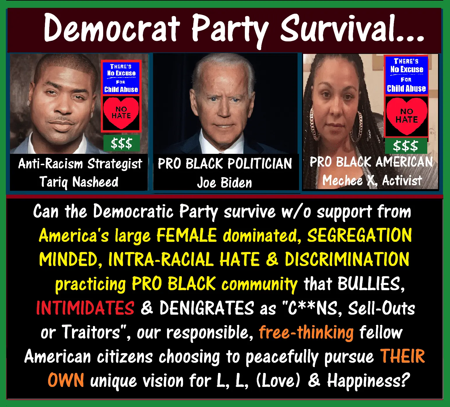 Joe Biden, Tariq Nasheed, Mechee X.webp