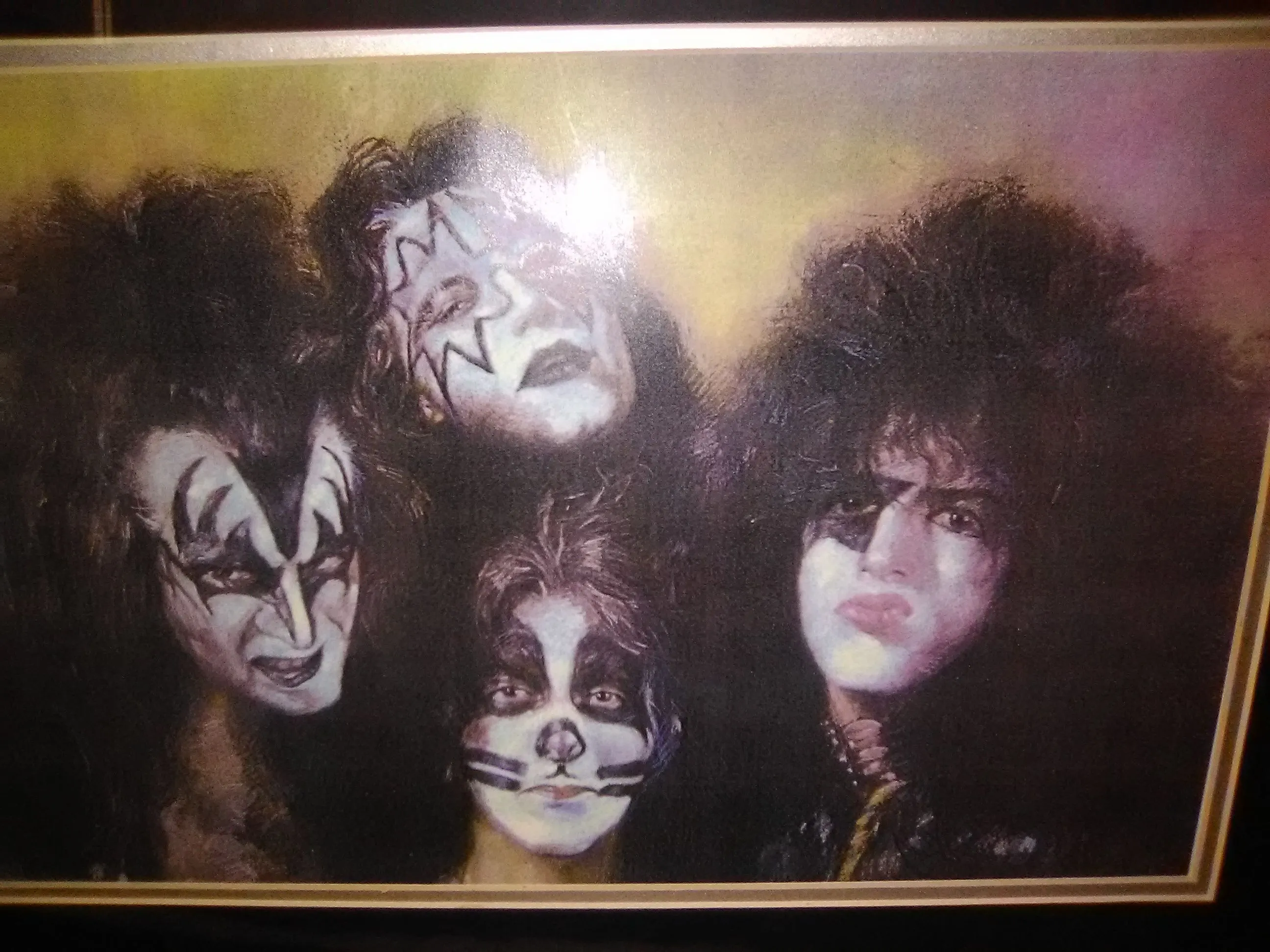 KISS band Frmd art.webp
