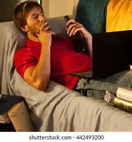 lazy-student-beer-cigarette-on-260nw-442493200.webp