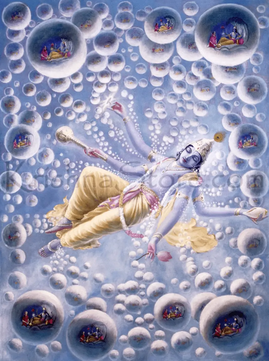 MahaVisnu Creates Innumerable Universes.webp