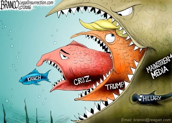 MainstreamMedia-Trump-Cruz-Kasich-HillaryClinton-Attrib-AFBranco-ComicallyIncorrect-050516.webp