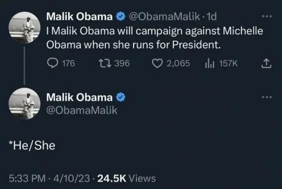 Malik will campaign against Michelle.webp