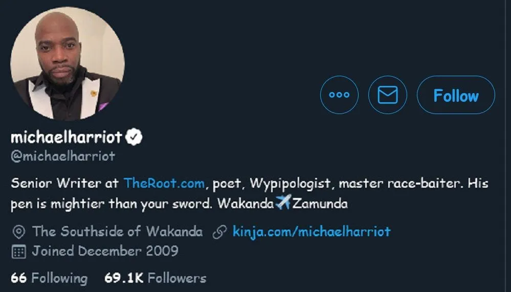 Michael Harriot Twitter Profile.webp