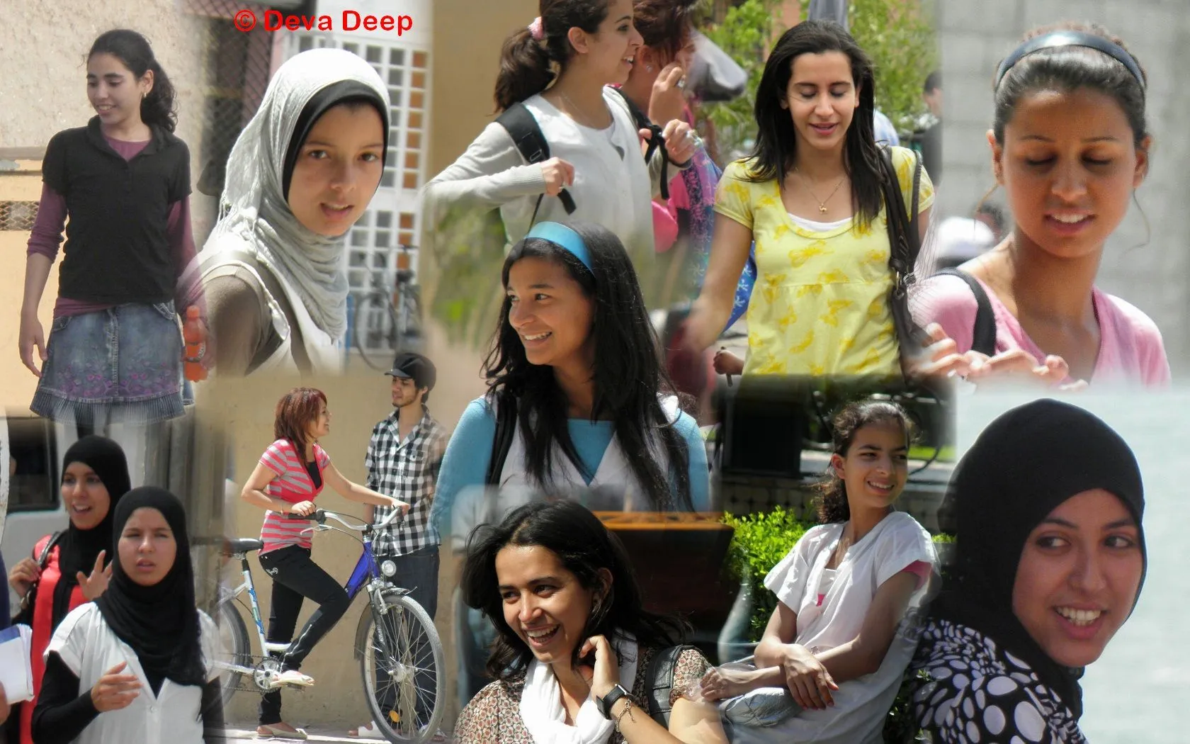 Morocco Happy Maroccan girls photo collage -1680.webp
