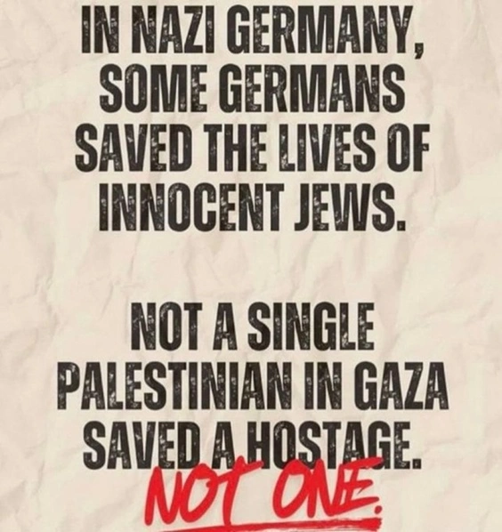 NO PALESTINIAN SAVED A HOSTAGE.webp