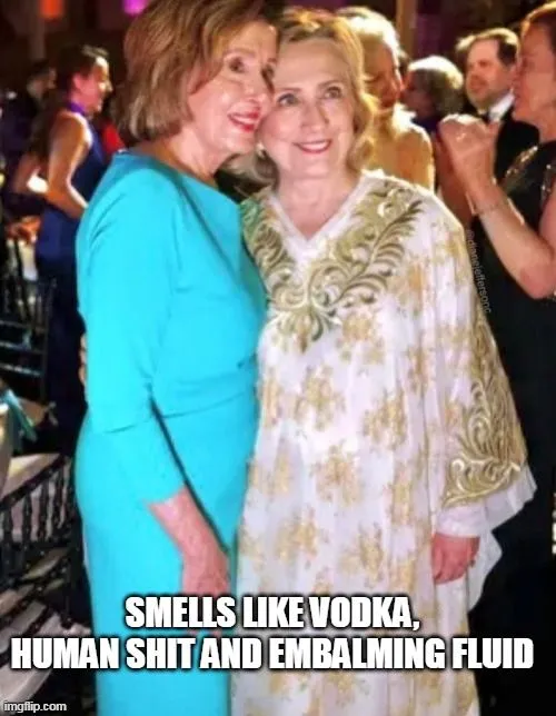 pelosi and the shit beast.webp