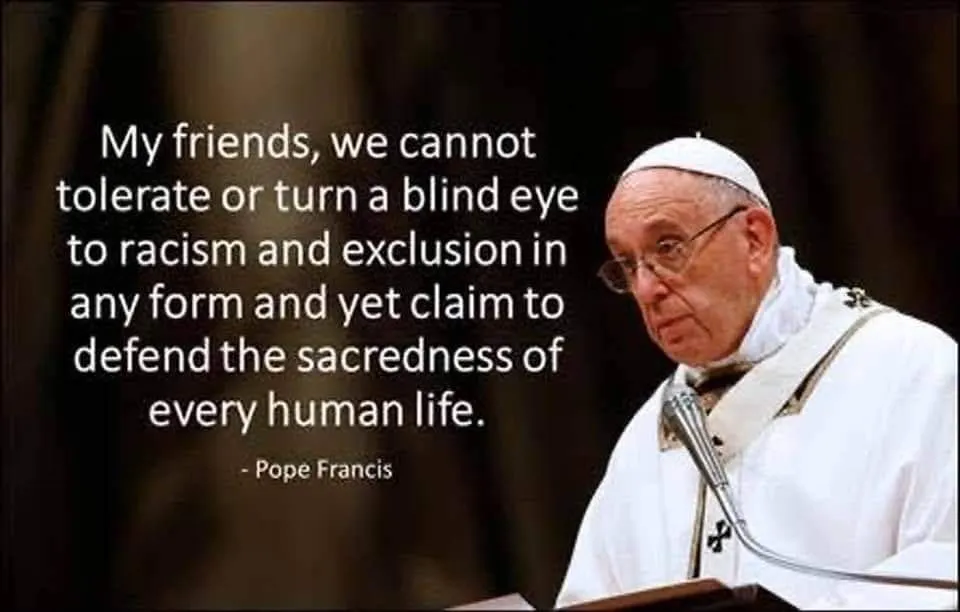 PopeFrancisonRacism.webp