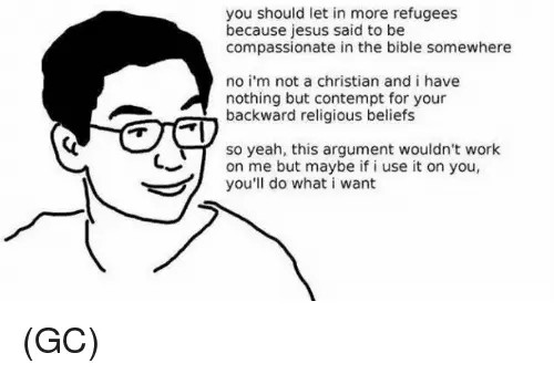 refugees bible do what i want.webp